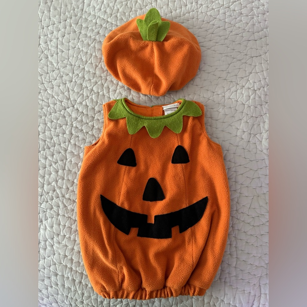 Pottery Barn Kids Baby Pumpkin Halloween Costume